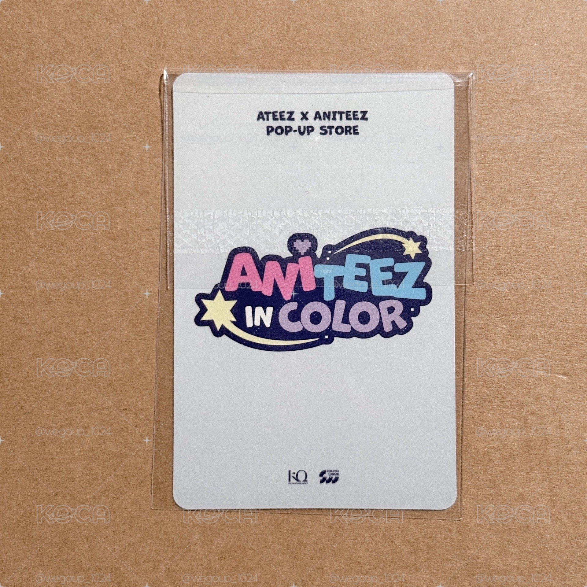 ANITEEZ IN COLOR 集章卡 星化
