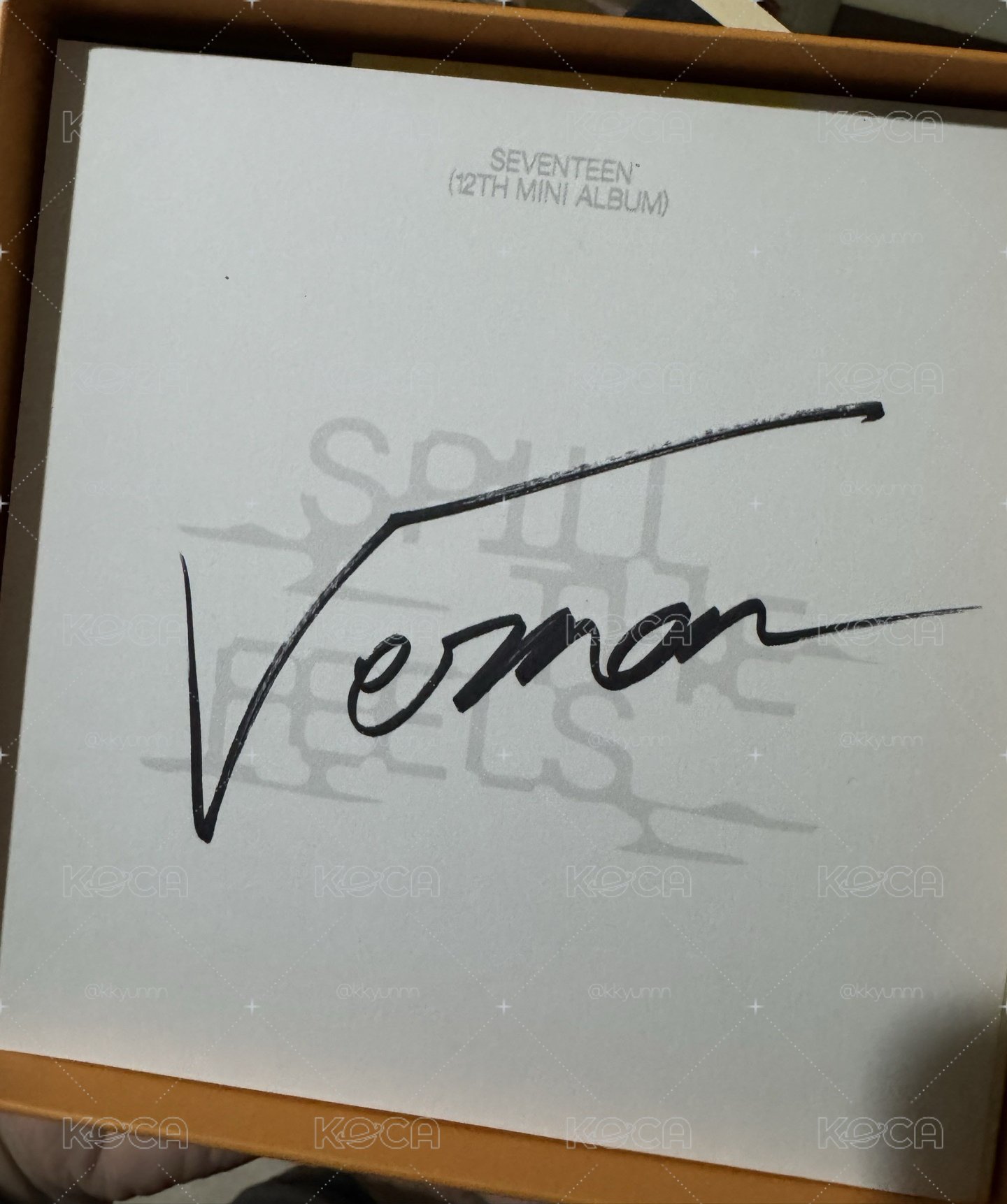 Vernon迷十二美通親簽