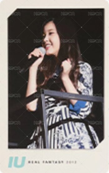 12'演唱會演唱會DVD / CD 卡| IU - 2012 Real Fantasy - 演唱會DVD / CD 卡