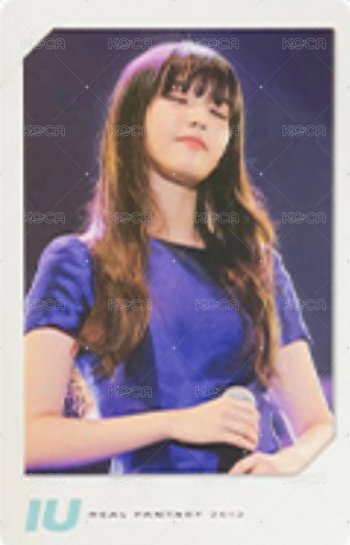 12'演唱會演唱會DVD / CD 卡| IU - 2012 Real Fantasy - 演唱會DVD / CD 卡