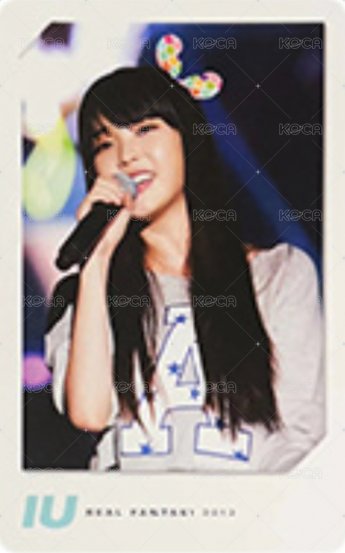 12'演唱會演唱會DVD / CD 卡| IU - 2012 Real Fantasy - 演唱會DVD / CD 卡