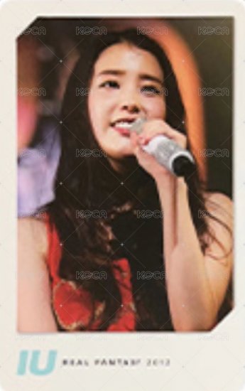 12'演唱會演唱會DVD / CD 卡| IU - 2012 Real Fantasy - 演唱會DVD / CD 卡