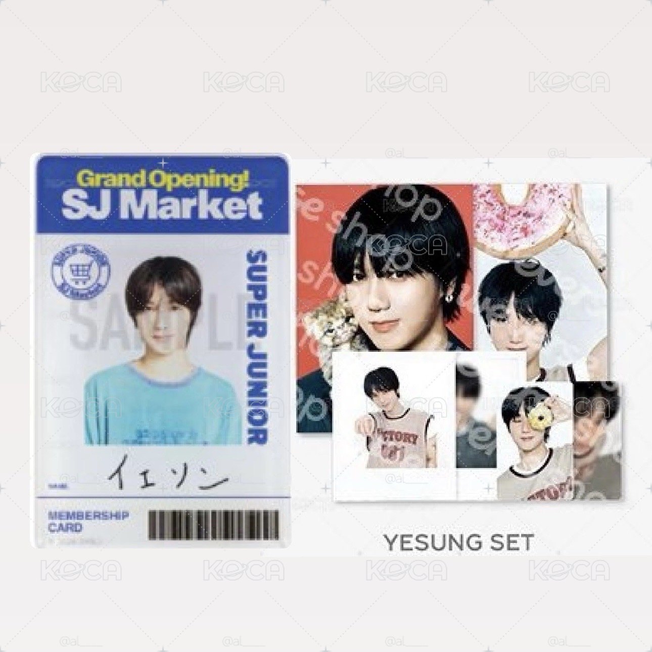 SUPER JUNIOR 2026 年曆後續 藝聲照片組 + SJ market 日本 藝聲名牌