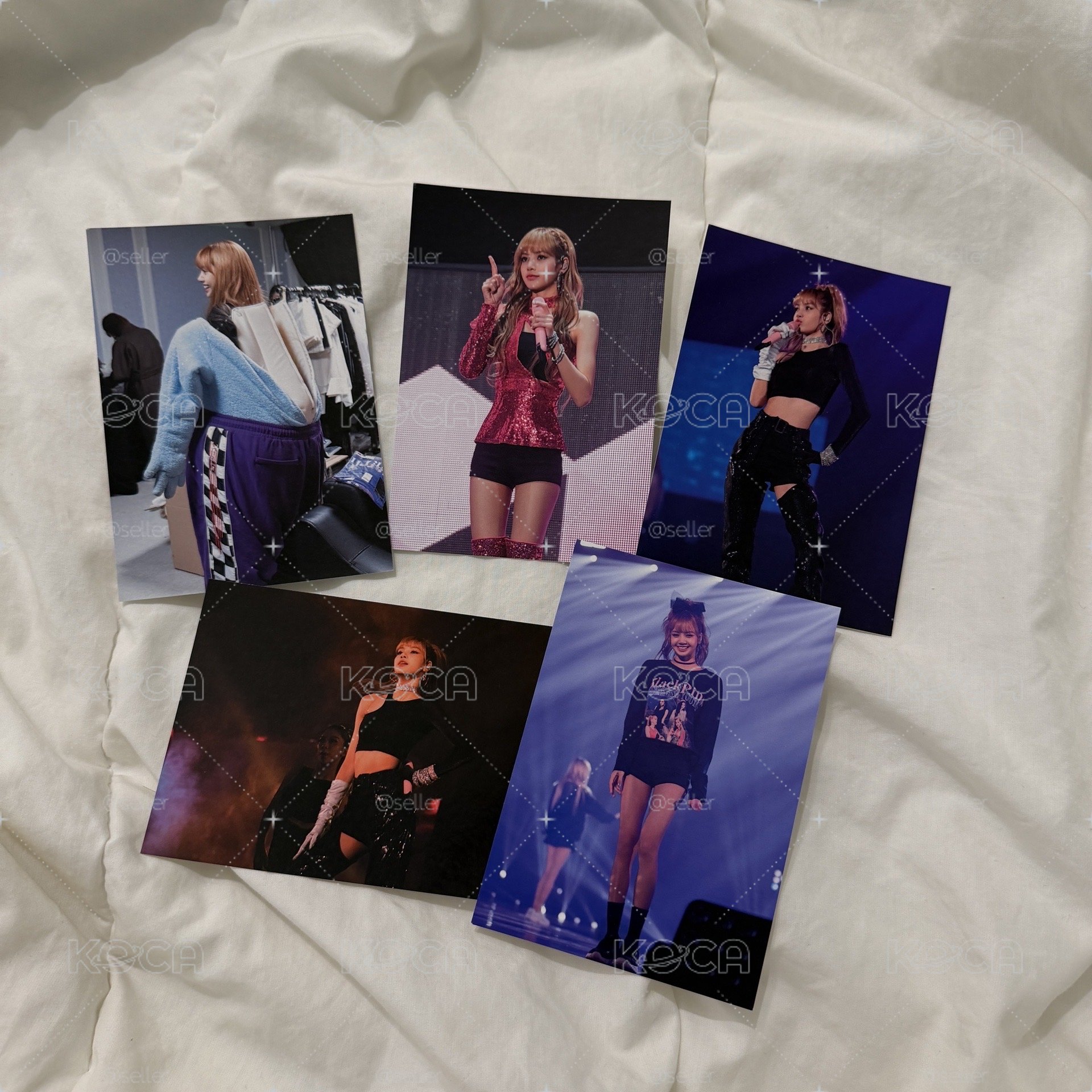 BLACKPINK Lisa 1巡 2018 首爾 DVD 明信片