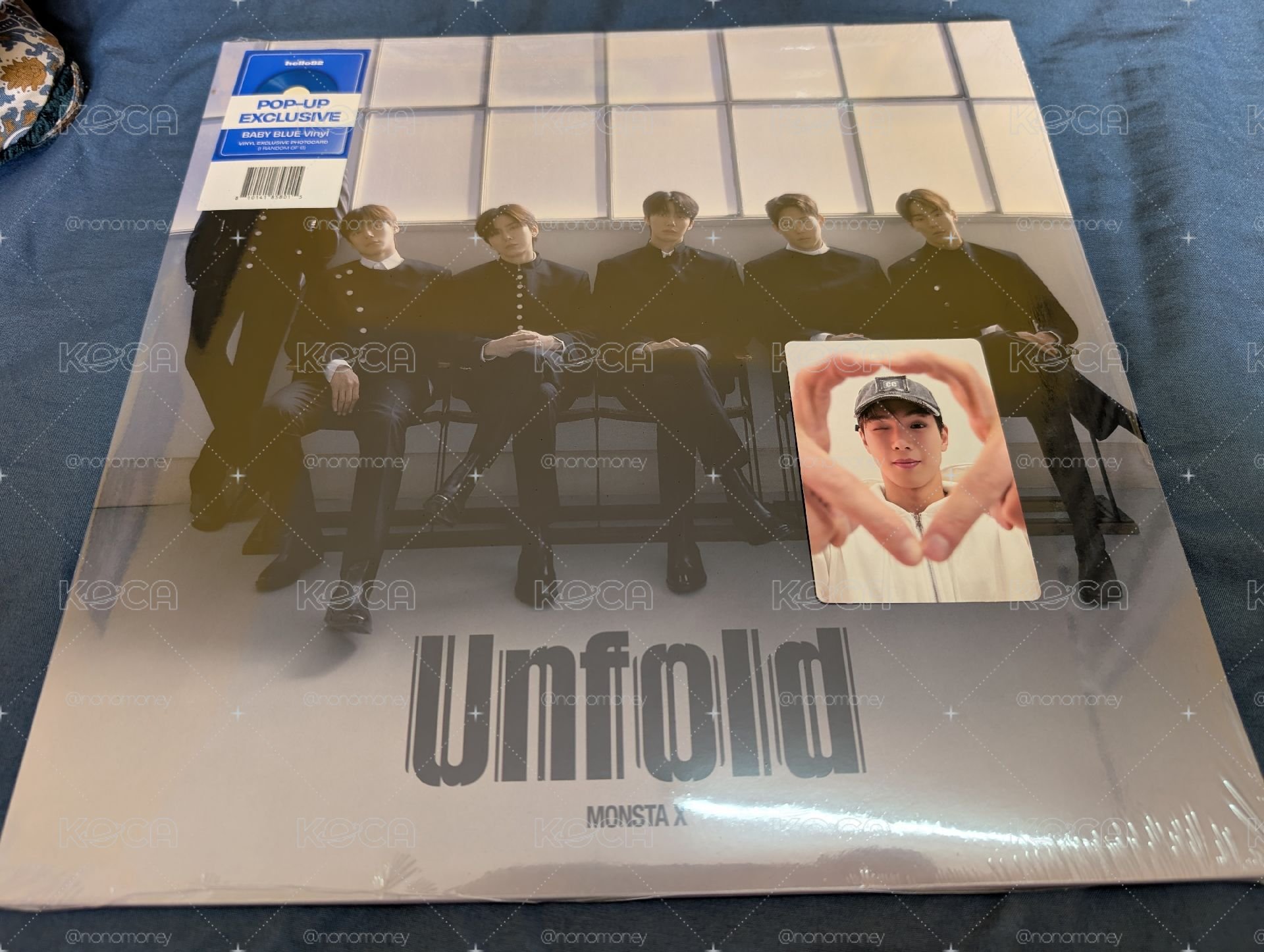 monsta x unfold pop-up vinyl LP