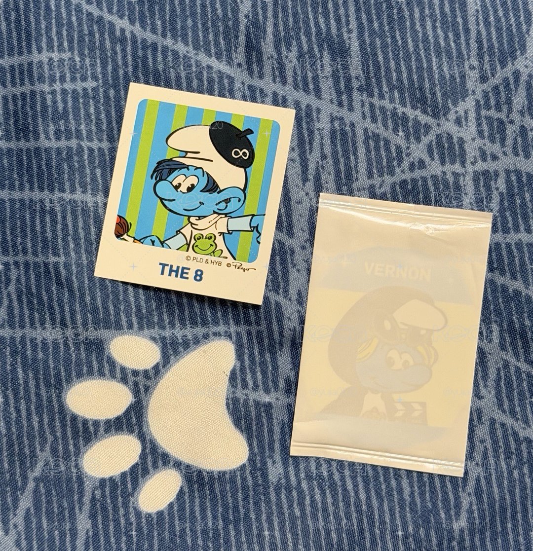 藍色小精靈 711 貼紙 （V8)