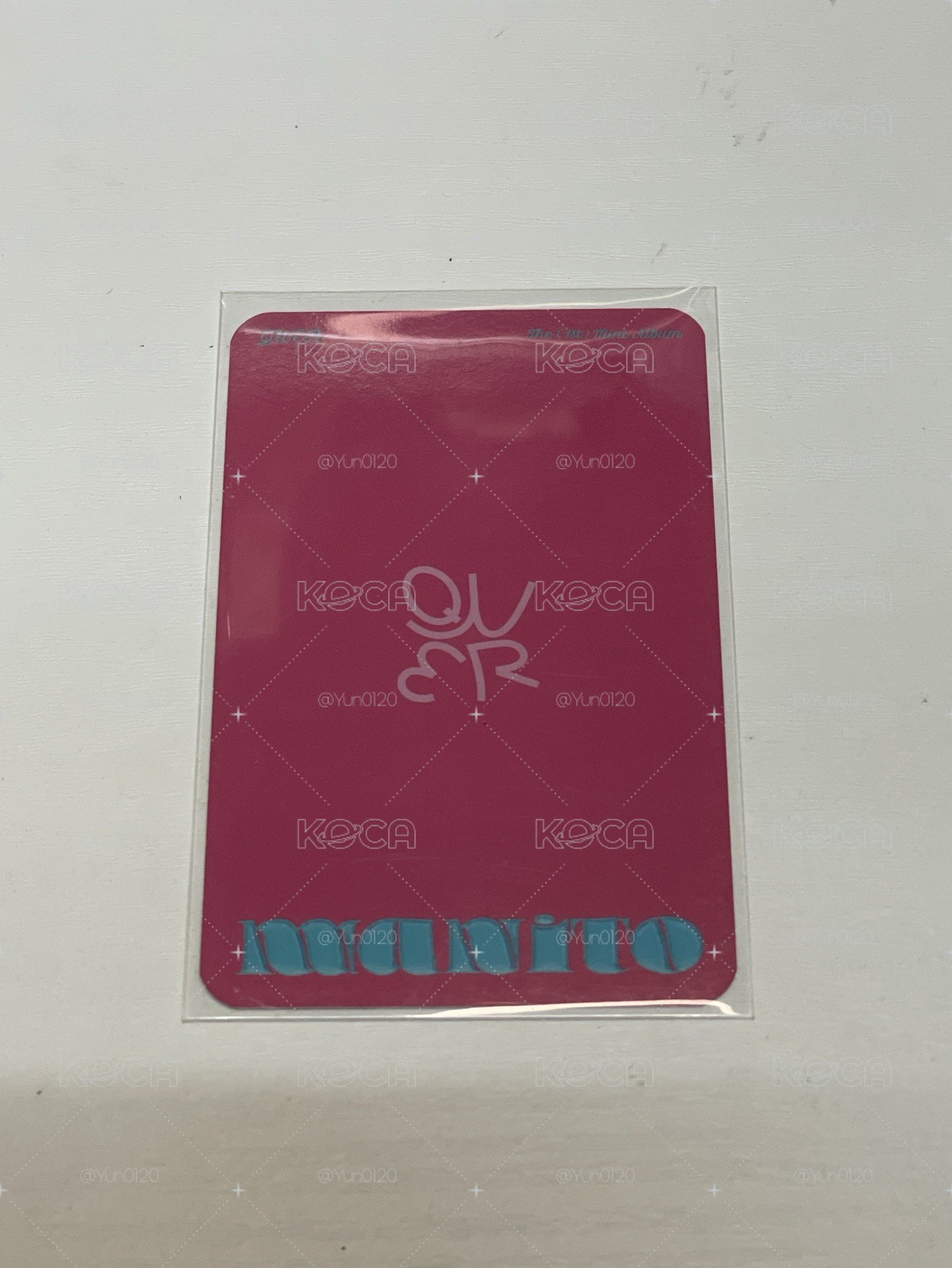 迷一 Kpopstore 末簽 5.0  簽售卡 貓咪