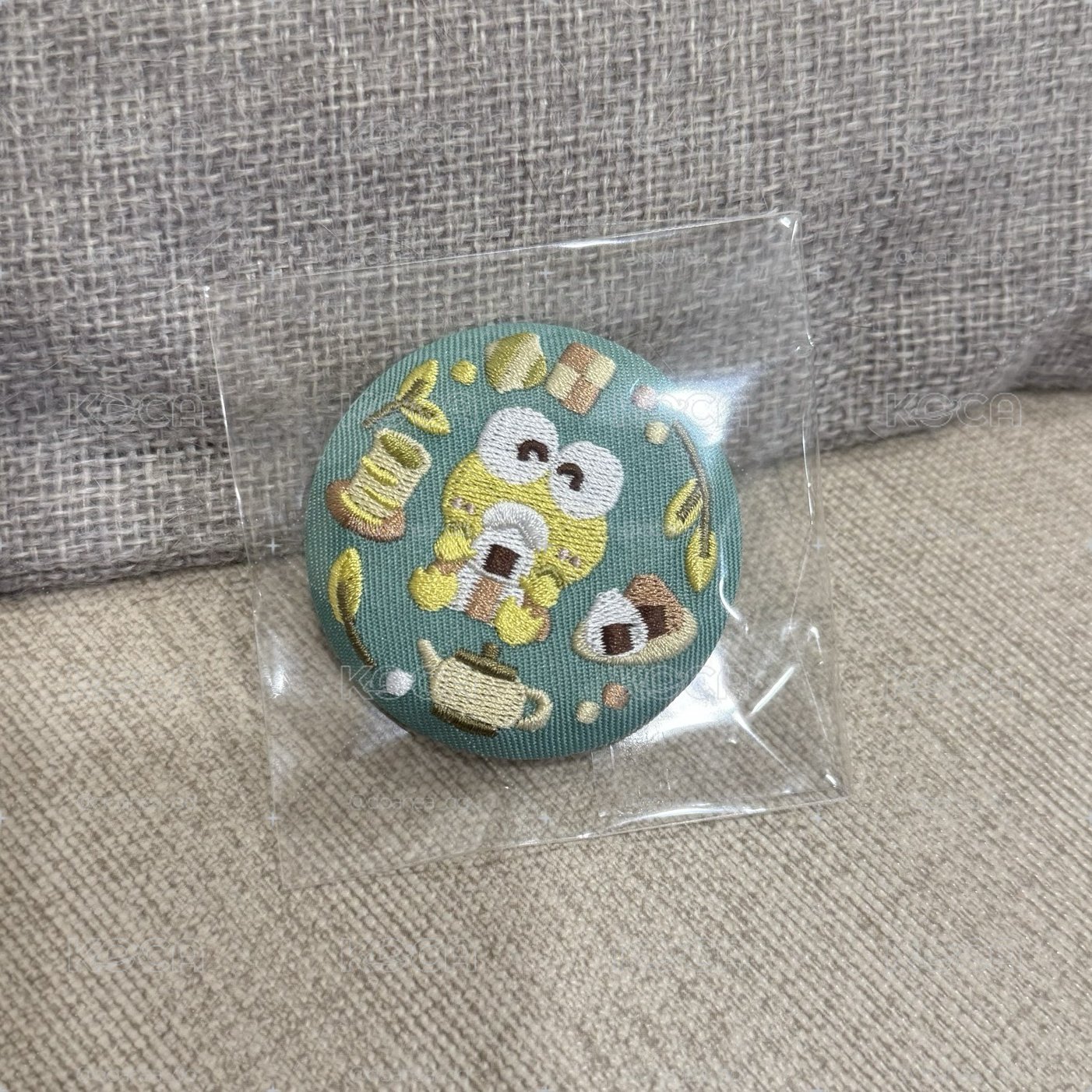 三麗鷗刺繡徽章 大眼蛙