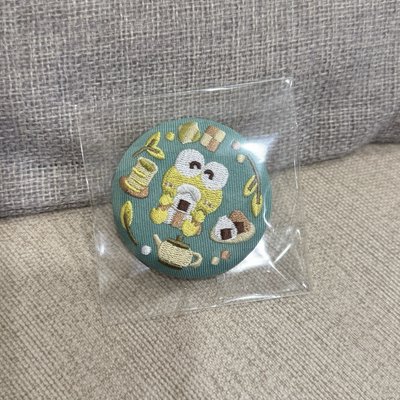 三麗鷗刺繡徽章 大眼蛙