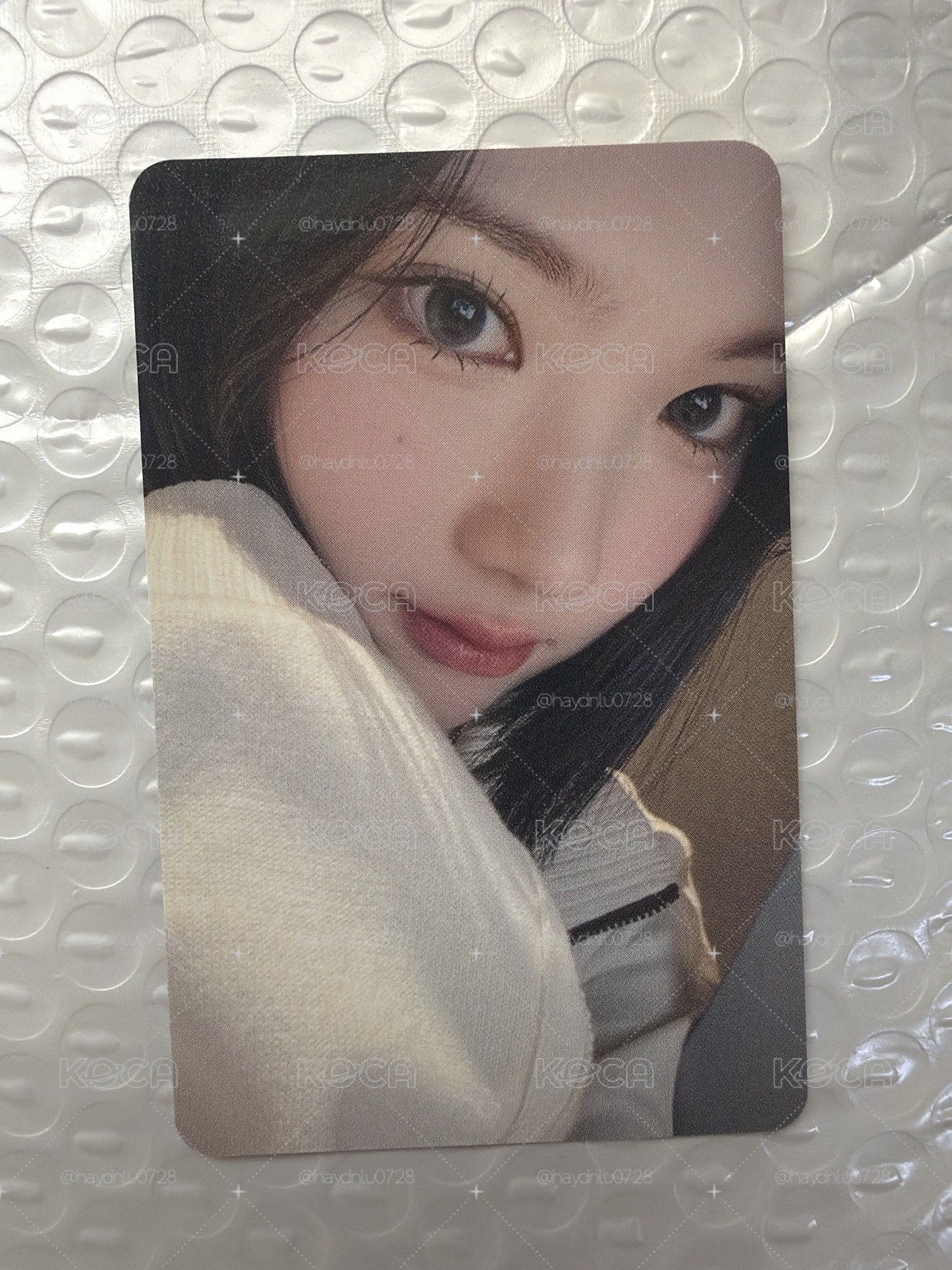 現貨當日出貨/單一 dmm 簽售卡 Jiwoo
