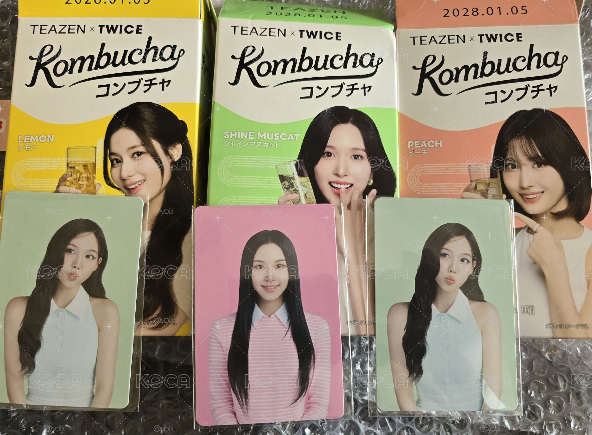 3盒 misamo 10入裝空盒+小卡 。無茶包！
