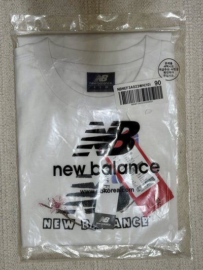 New Balance 花書籤聯名T（白色S）