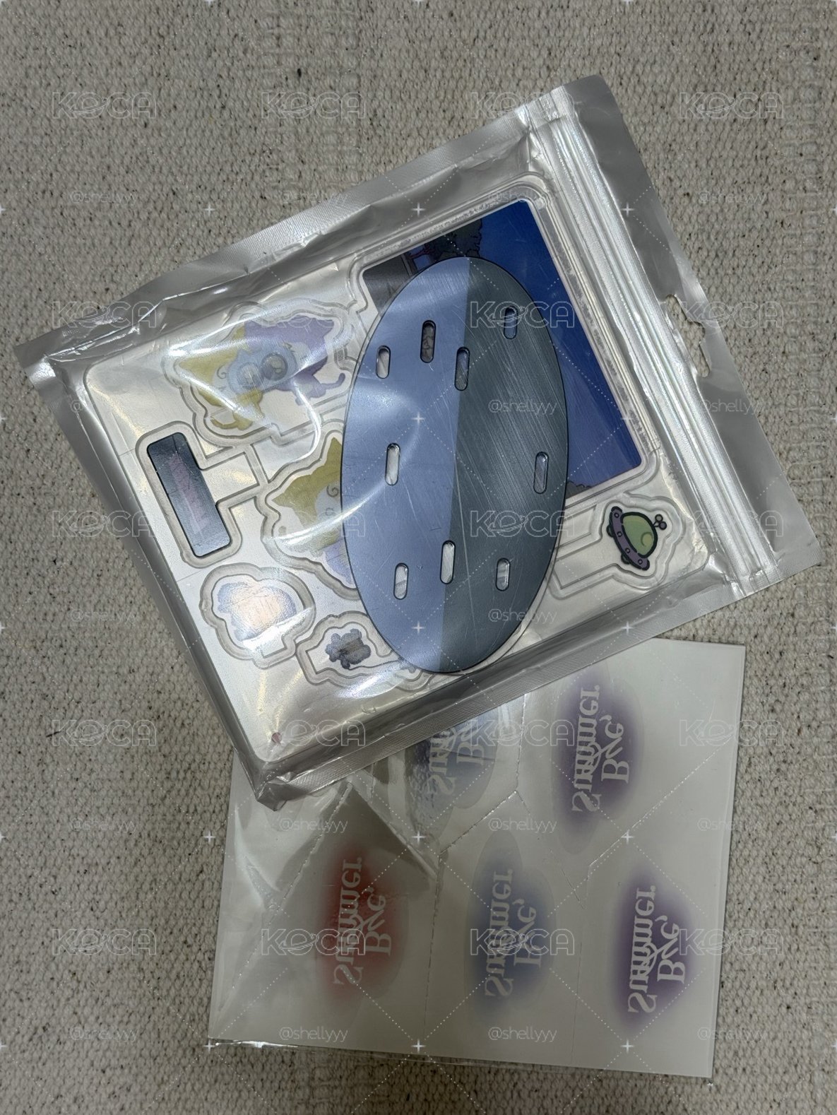 見面會入場禮旋轉立牌＋紋身貼紙