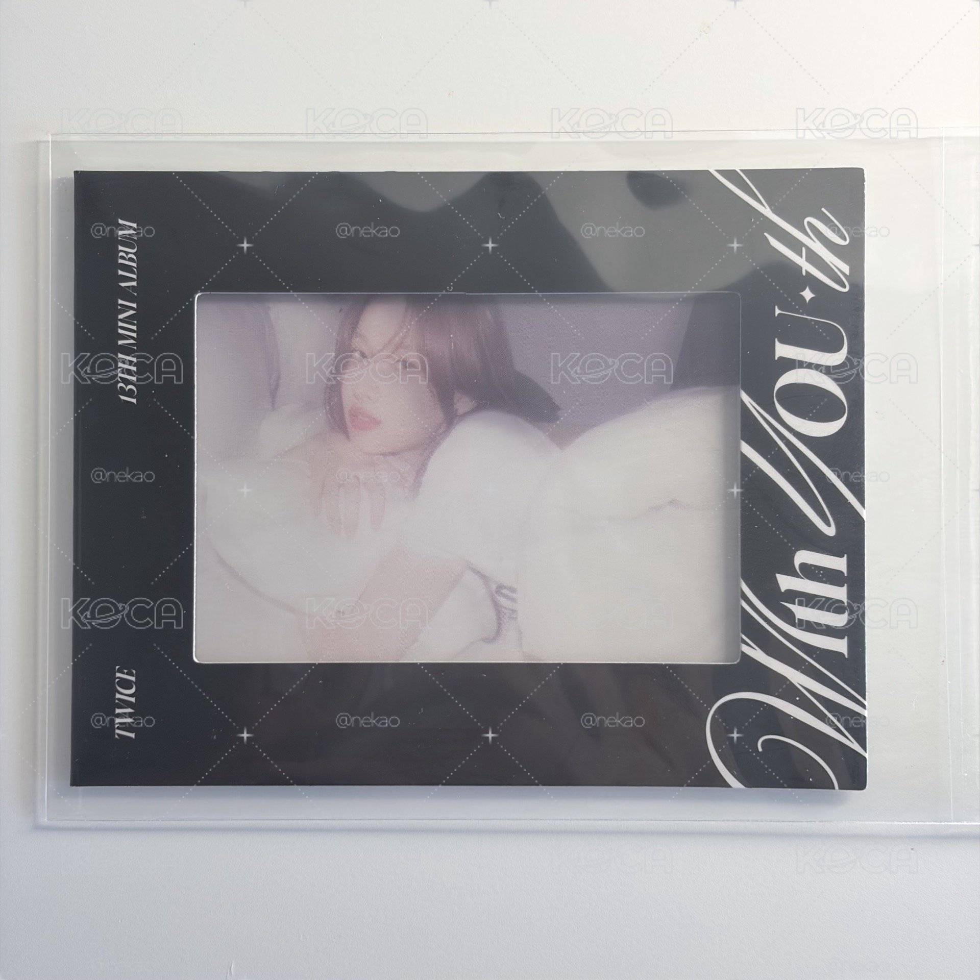 TWICE 氧氣感SANA 超美透卡💜