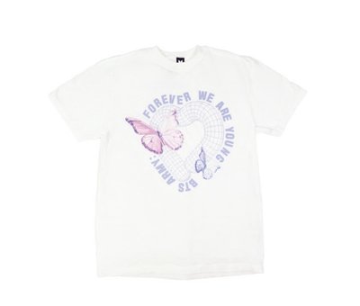 BTS forever we are young 黑T 白T L號