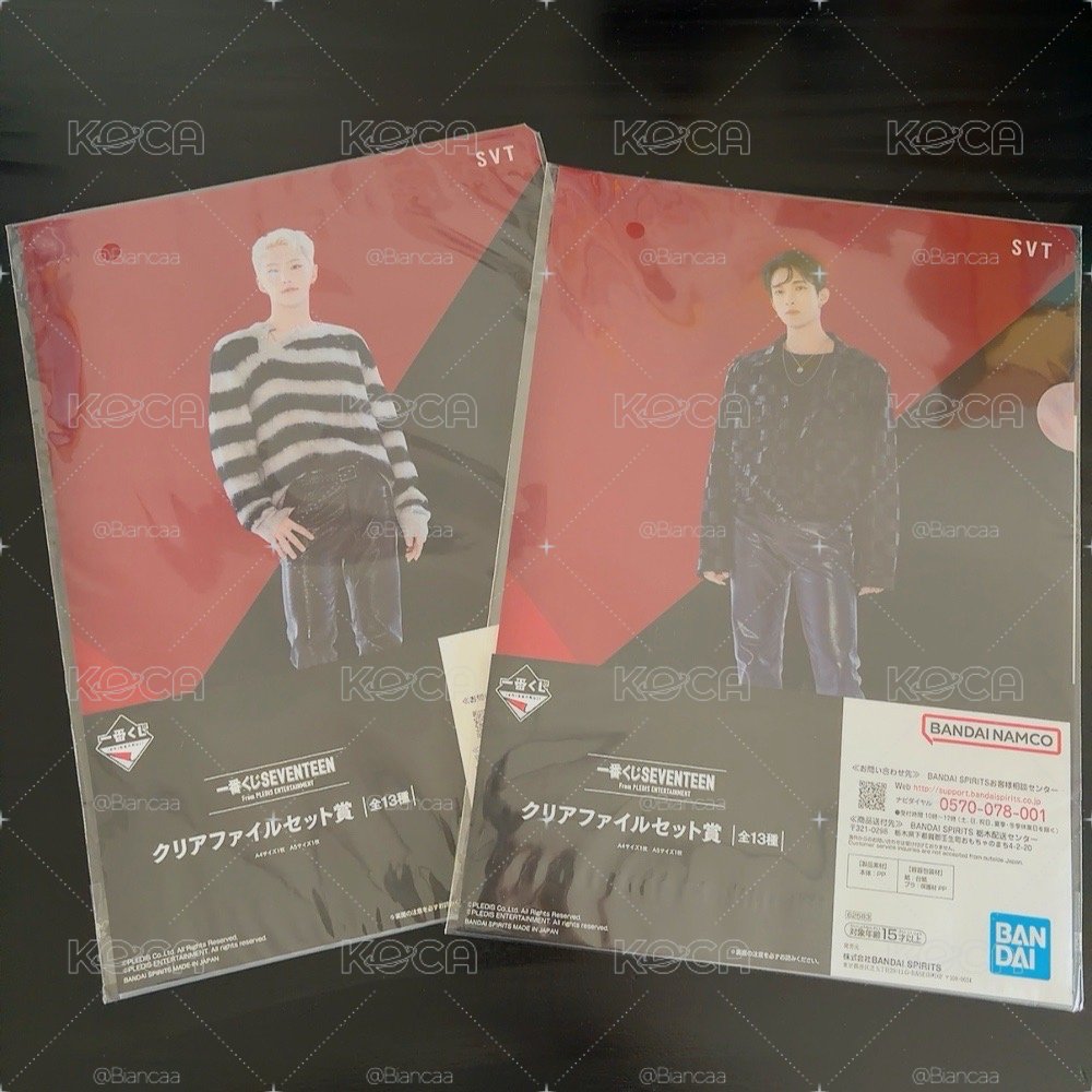 seventeen 萬代一番賞資料夾 榮 碩