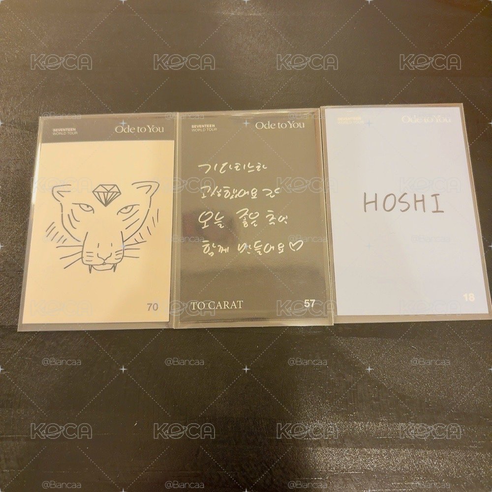 seventeen ode to you 卡包卡 Hoshi 榮