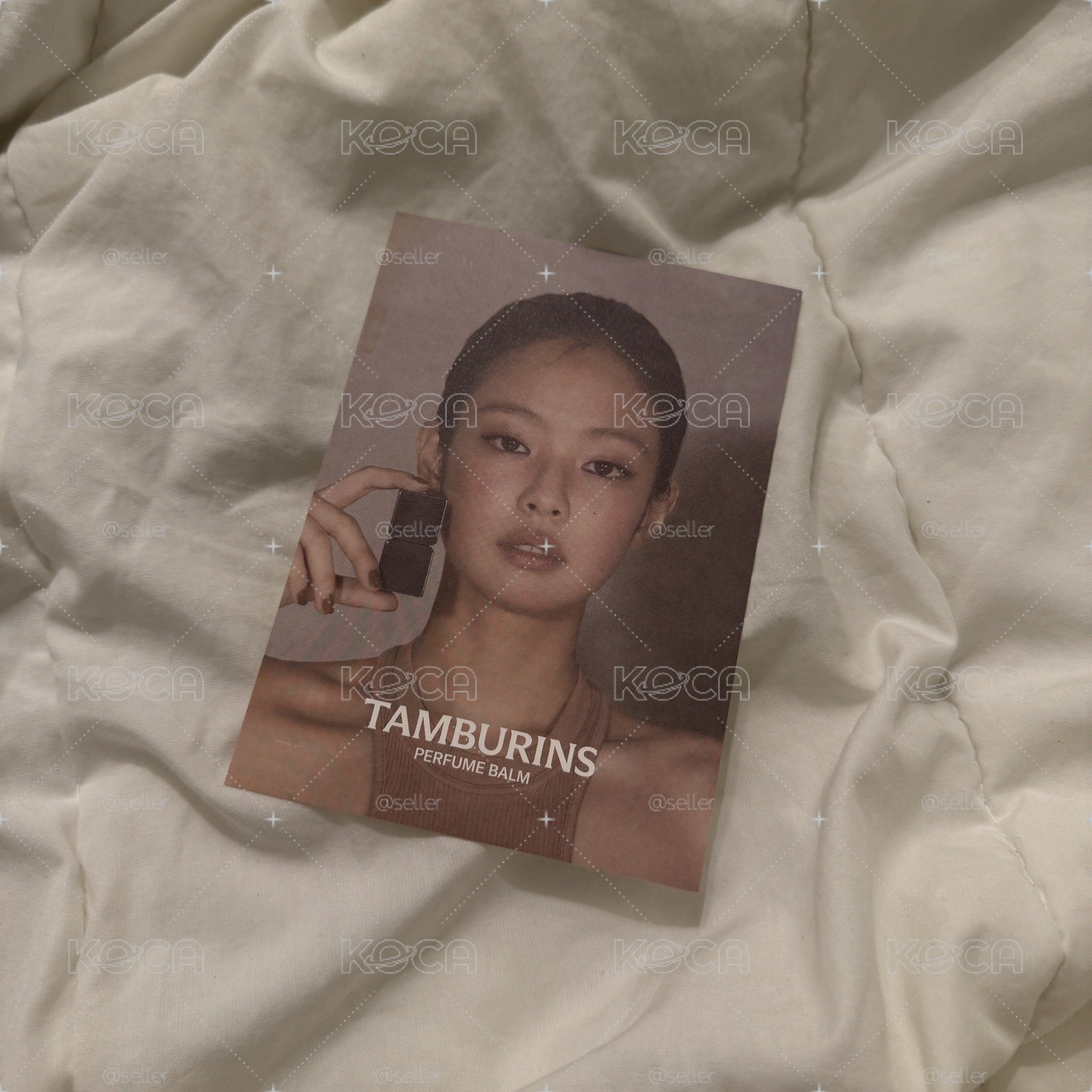 BLACKPINK Jennie TAMBURINS 代言 明信片