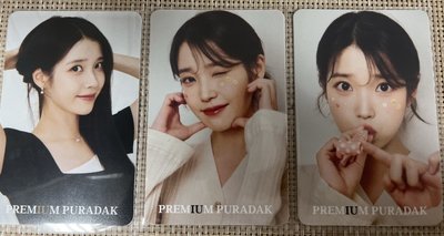 IU 李知恩 炸雞小卡 三張