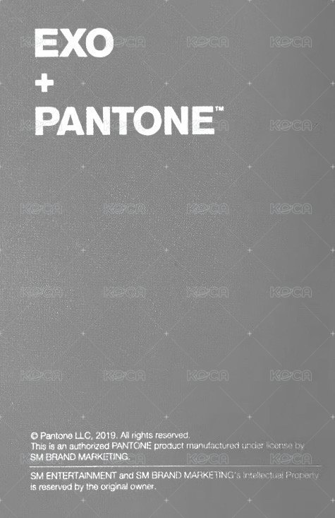 PANTONE 周邊卡 護照夾卡 背面
