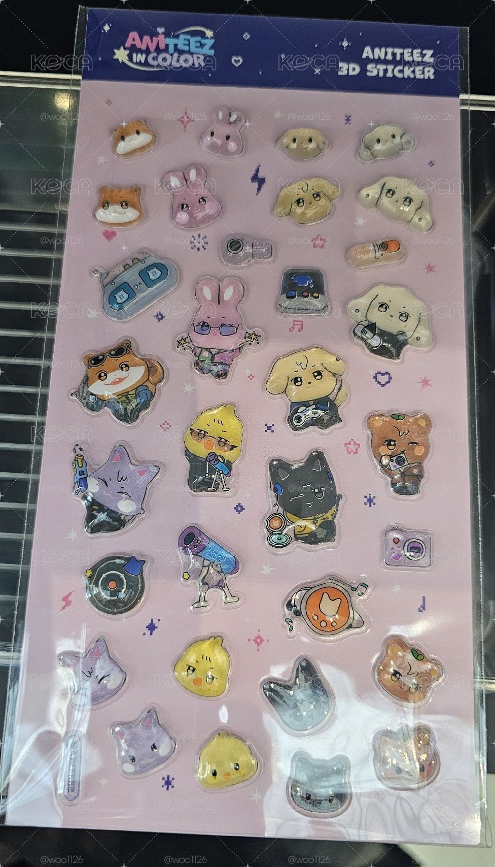 ANITEEZ快閃店 3D貼紙