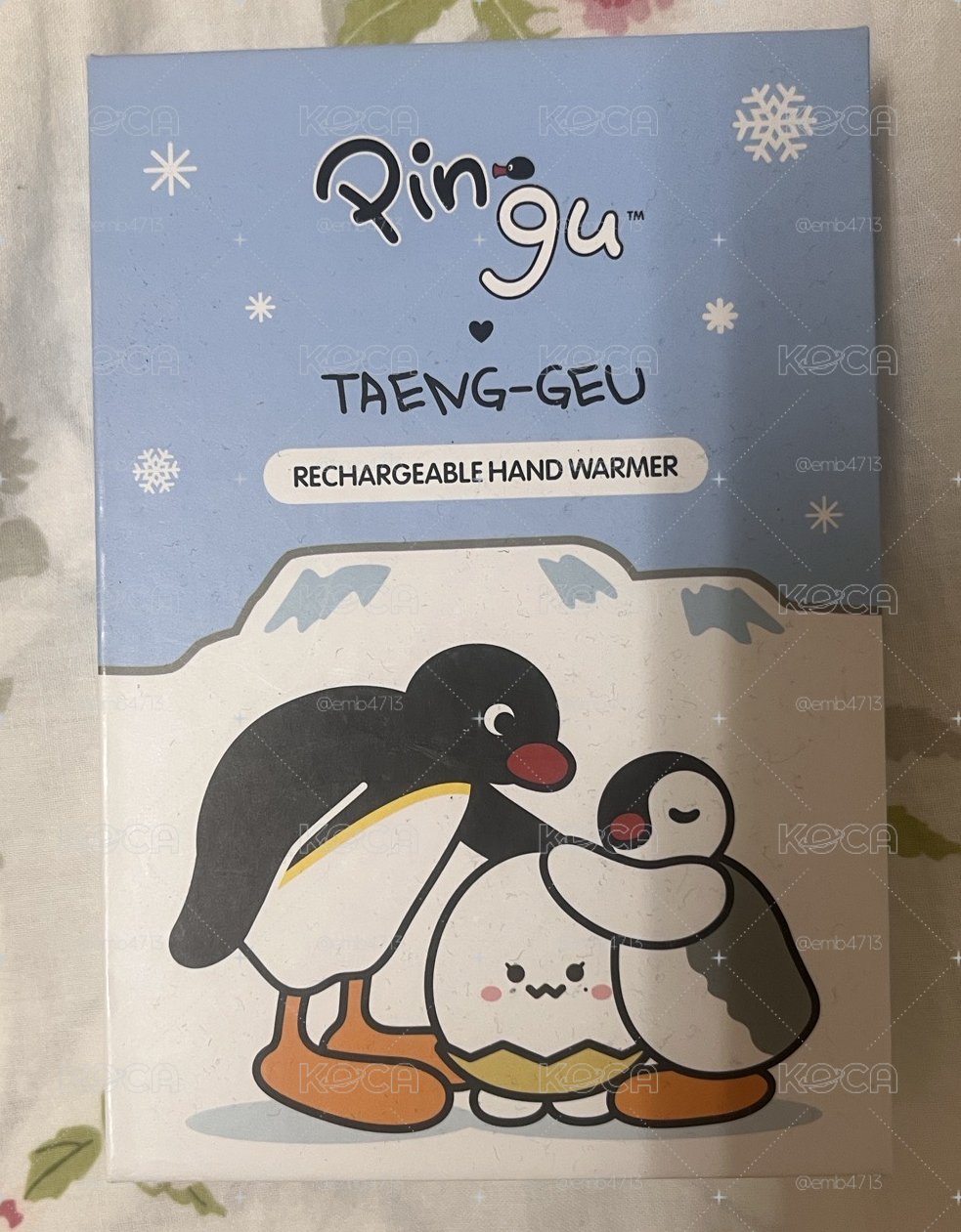 PINGU聯名快閃 充電式 暖暖包  未拆 含卡