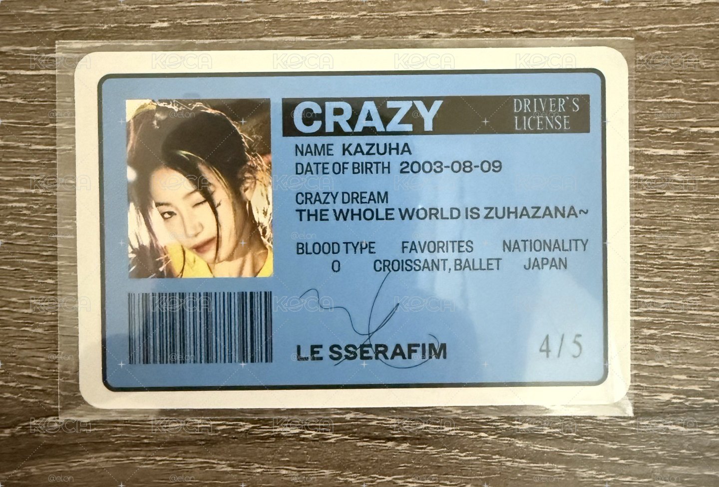 CRAZY 專輯卡 VOL.1 專卡