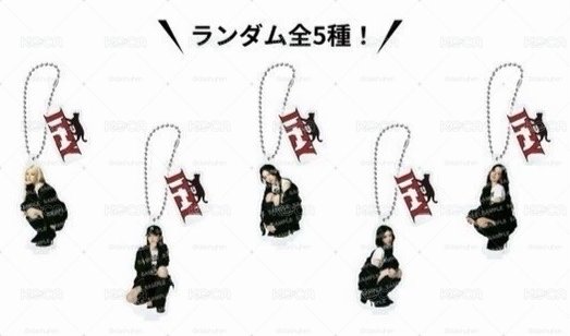 三巡日場成員鑰匙圈-LIA