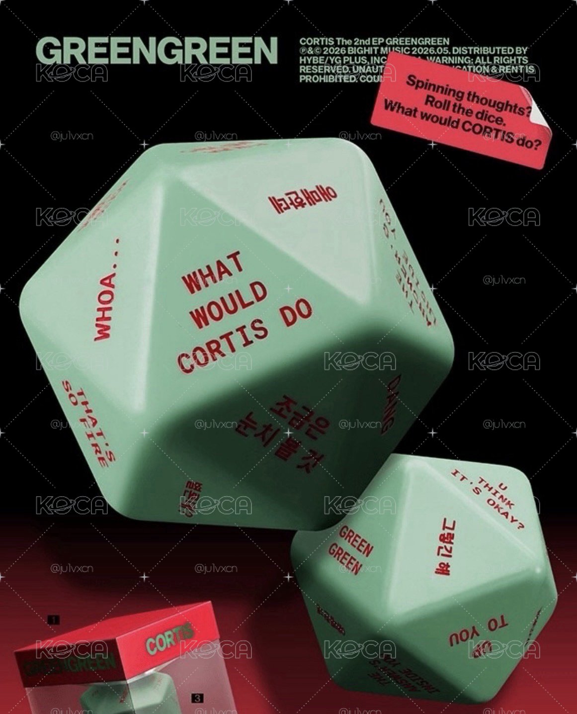 這週寄出 cortis骰子專（Dice ver.）