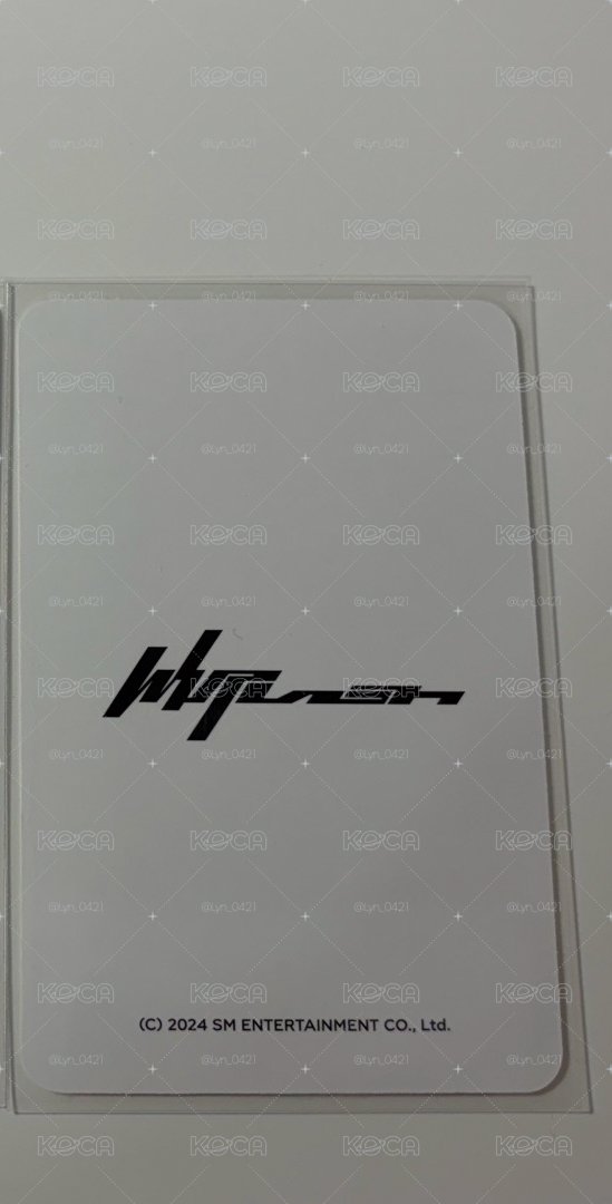aespa Karina Whiplash 隨機卡