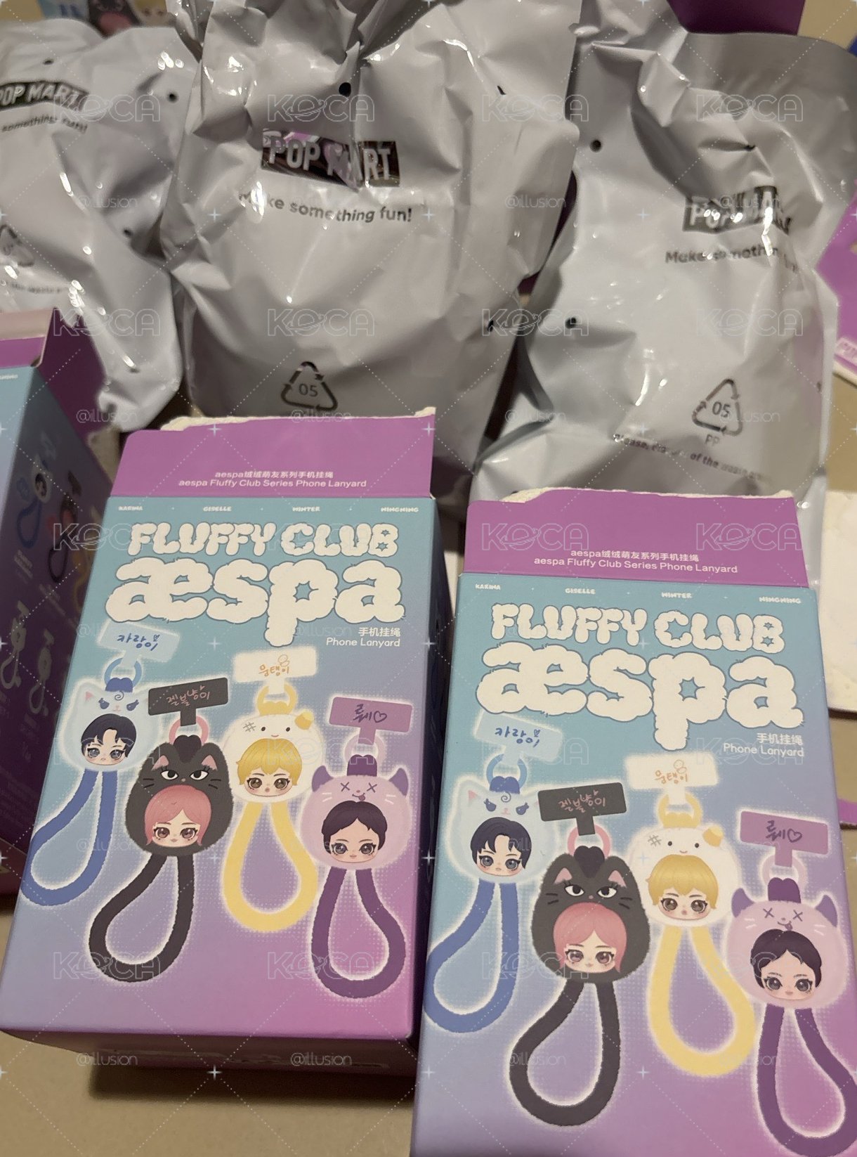 現貨 aespa 泡泡瑪特聯名 手機掛繩