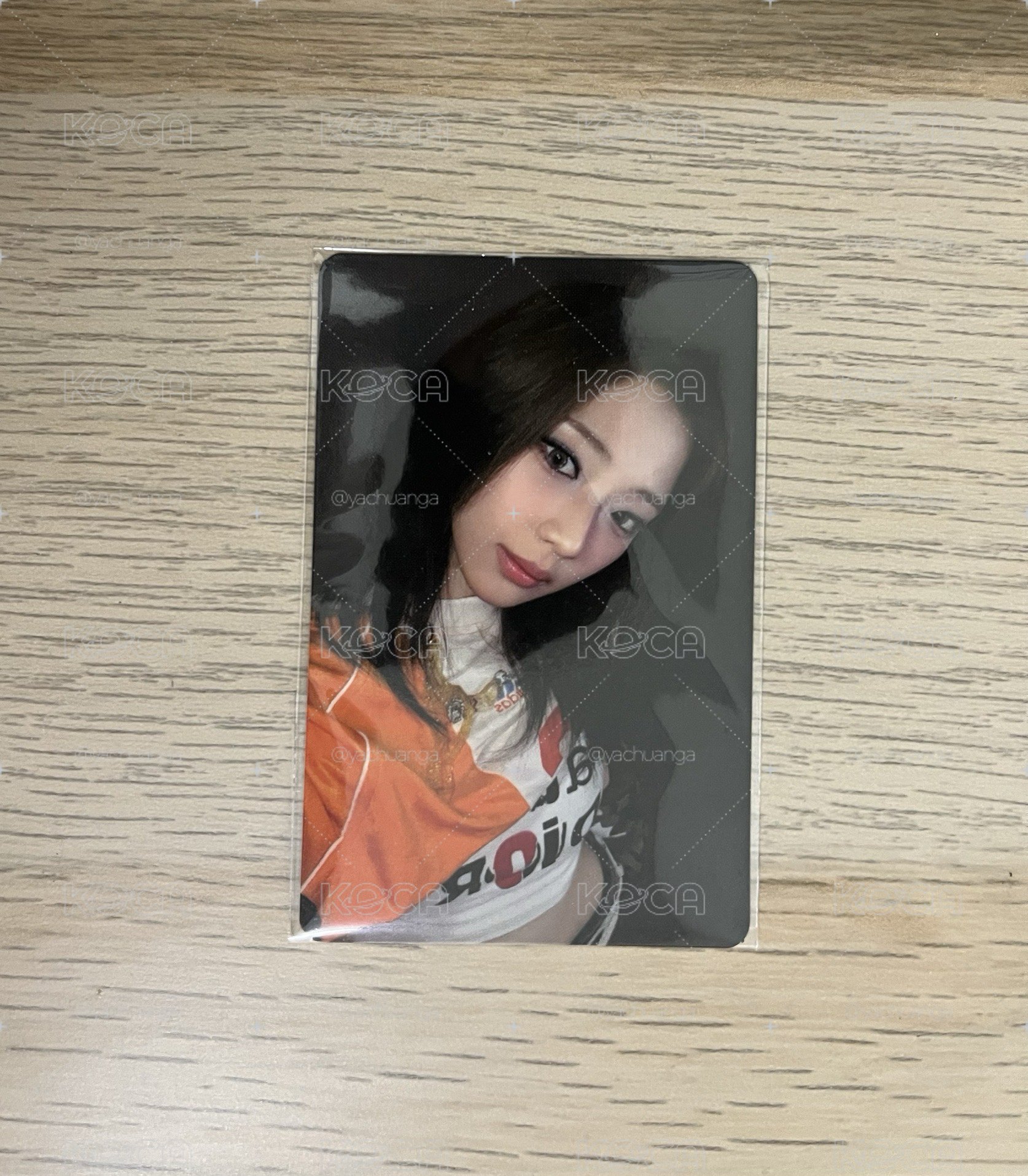 RUKA춤(CHOOM)小卡】BABYMONSTER 絨毛紅球卡RUKA 單卡- KOCA小卡周邊