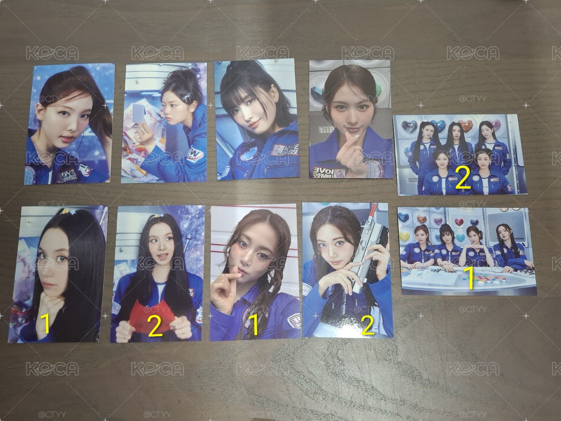 TWICE 25FM 小卡
