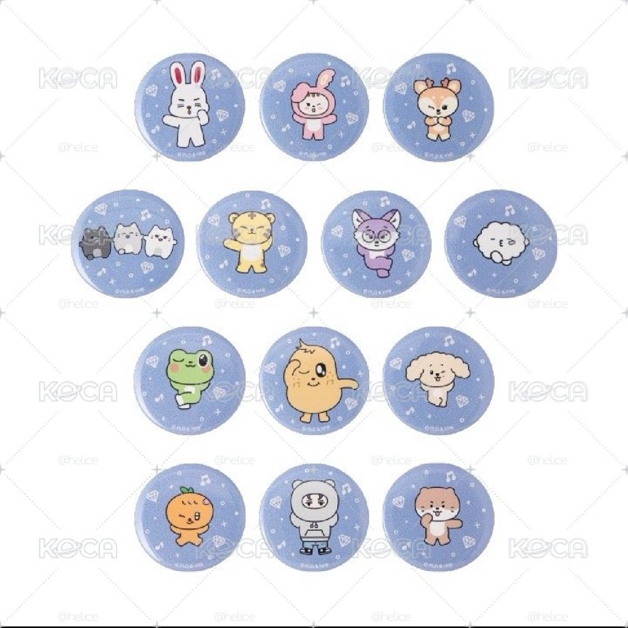 Miniteen 咖啡廳徽章 未拆