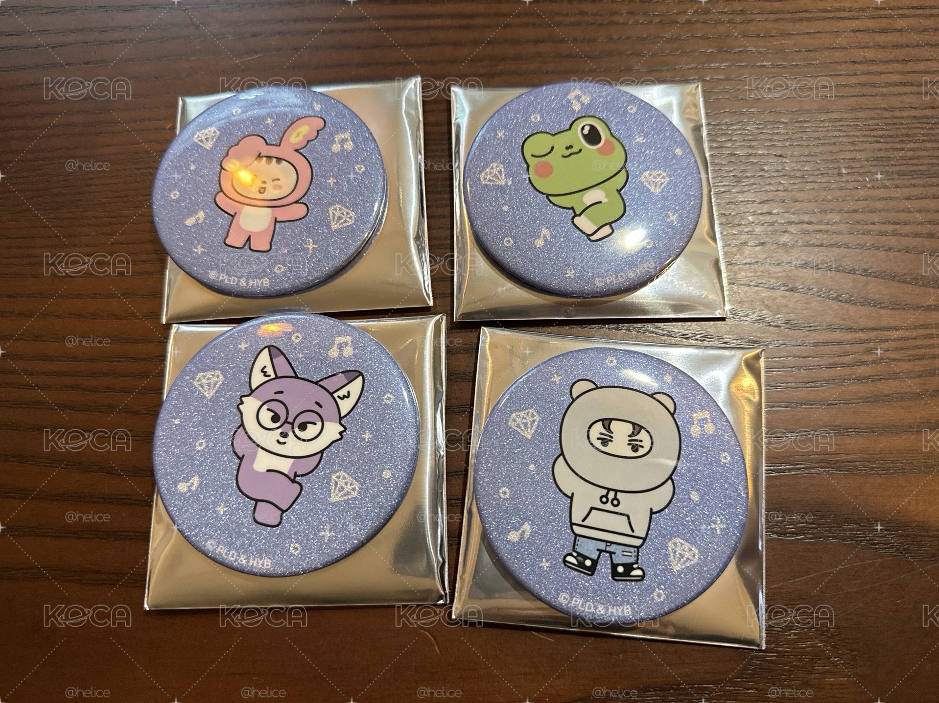 Miniteen 咖啡廳徽章 未拆