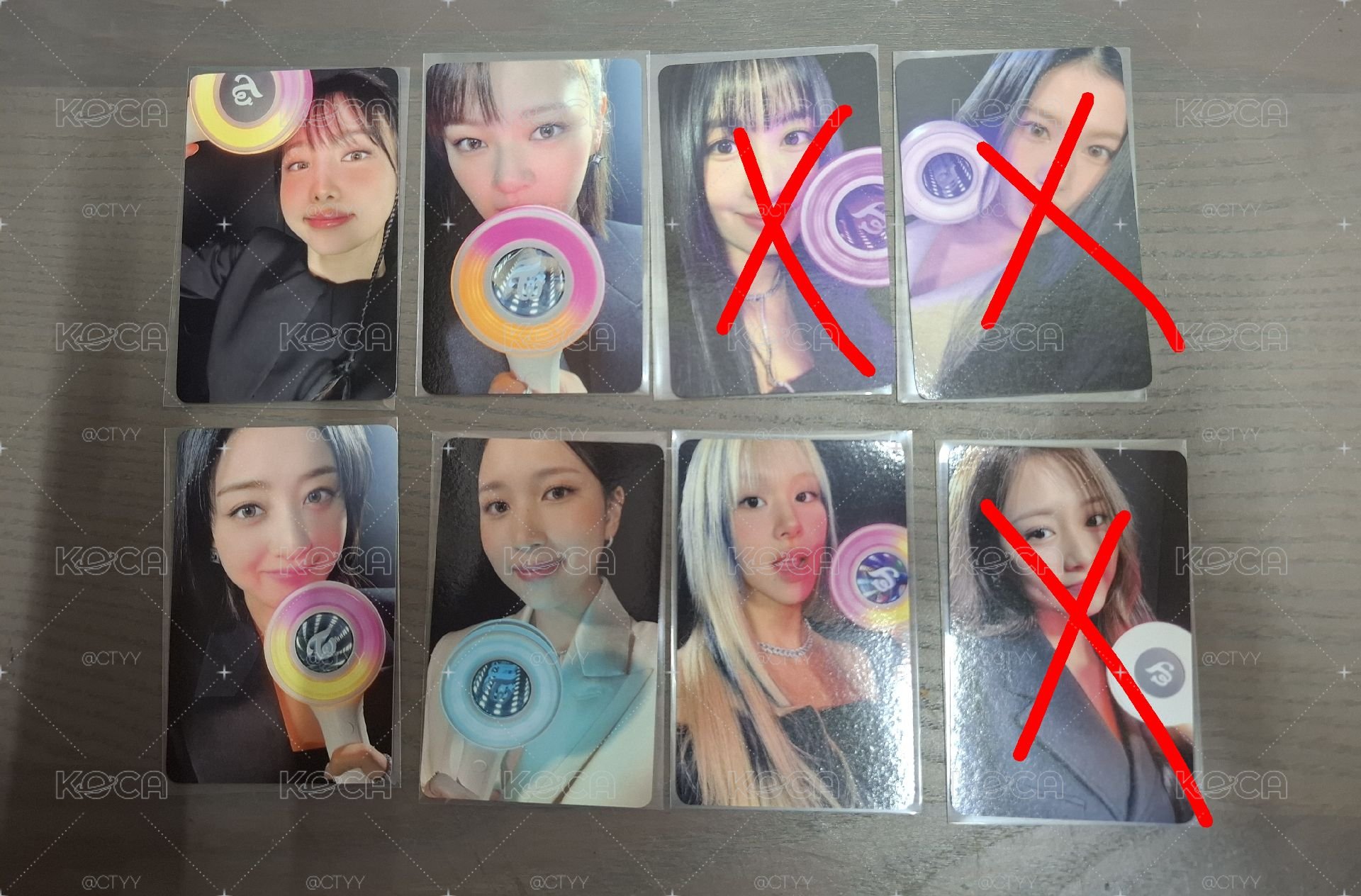 TWICE WM 手燈卡