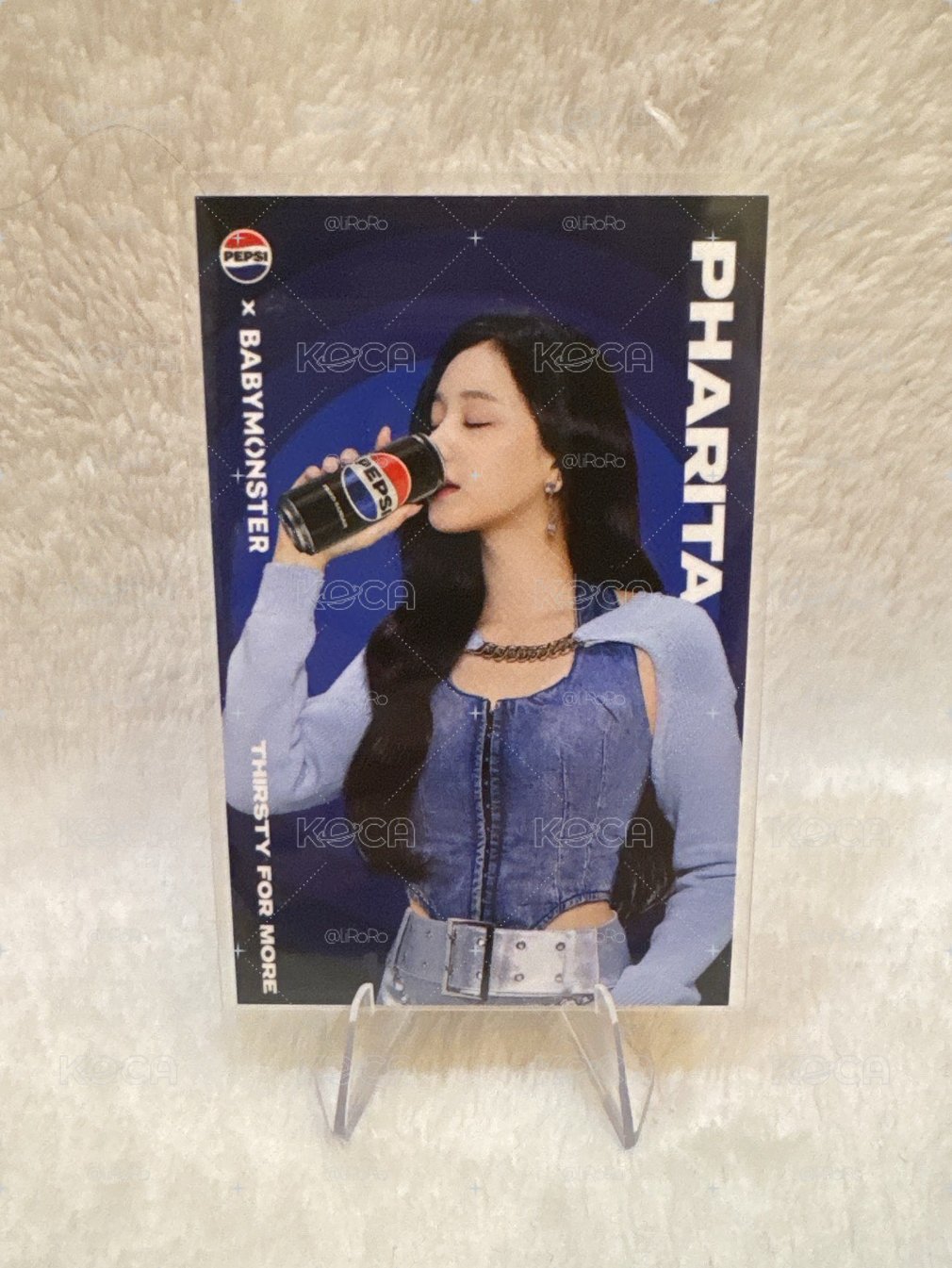 競標 🩵BABYMONSTER PHARITA 百事可樂代言卡 泰版