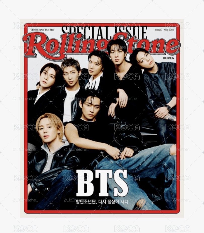 ✨預購✨BTS Rolling Stone滾石雜誌團體版