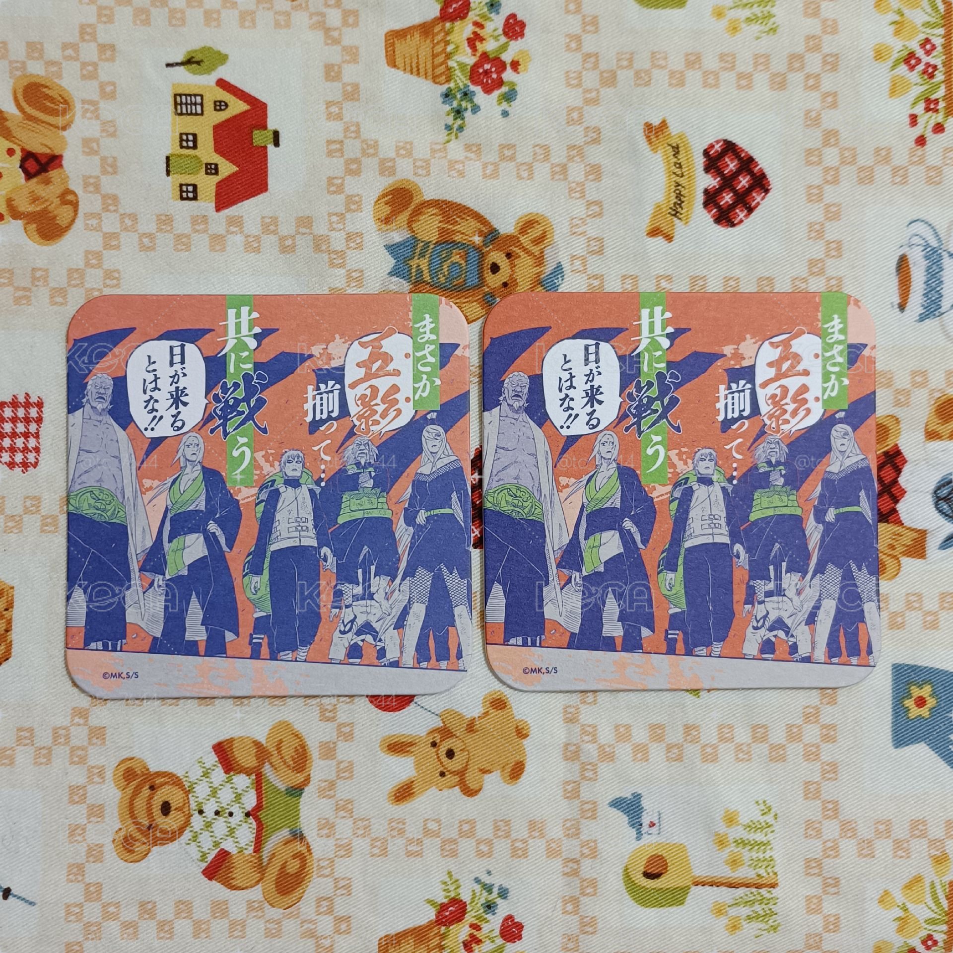 Jump Festa 原畫 杯墊 第三彈