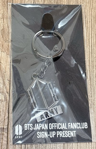 BTS 日本會員禮 鏡子鑰匙圈