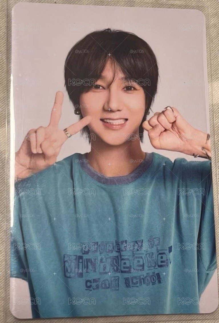 SUPER JUNIOR SJ超市 藝聲蛋糕卡