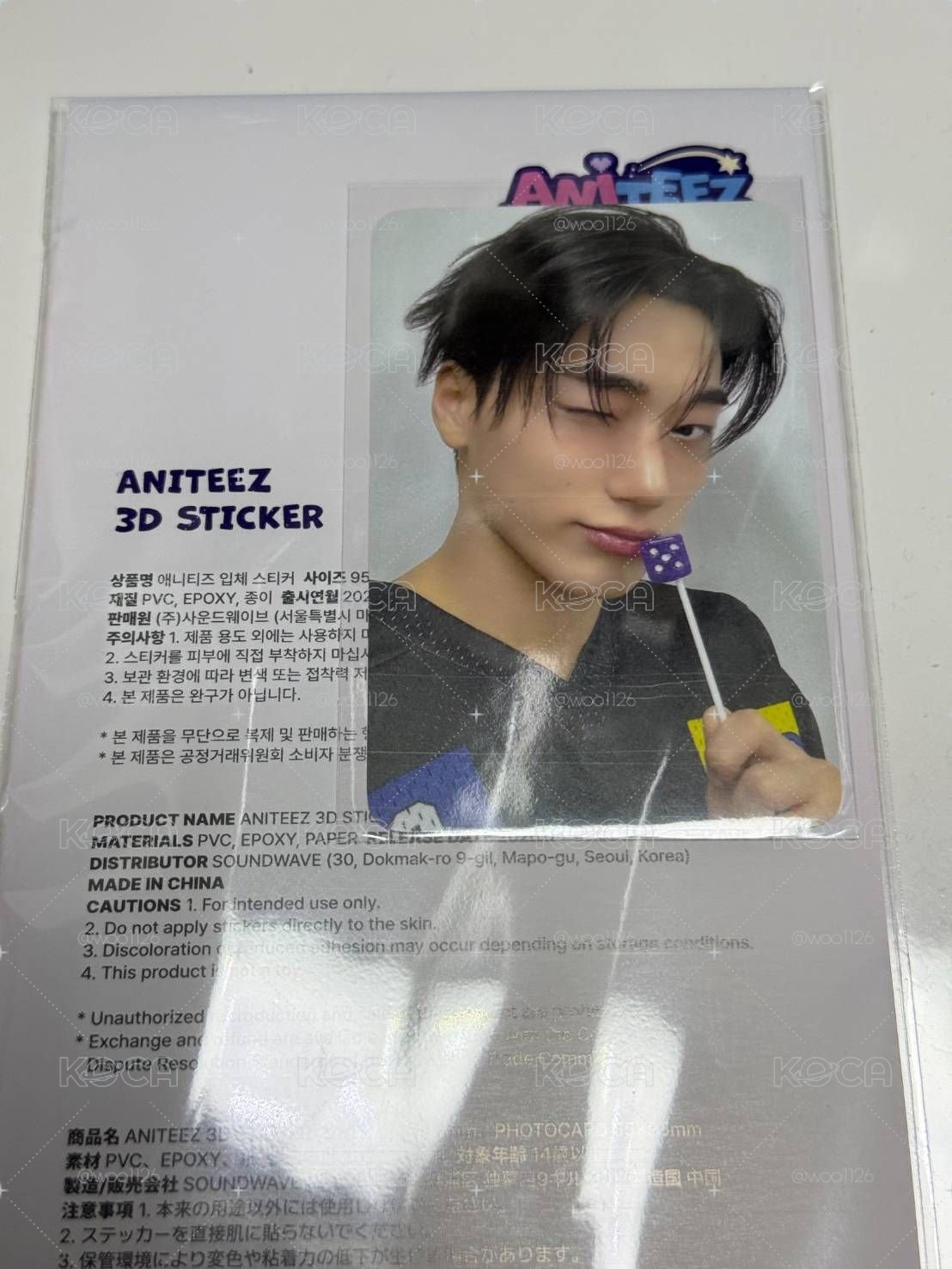 3D貼紙含傘卡