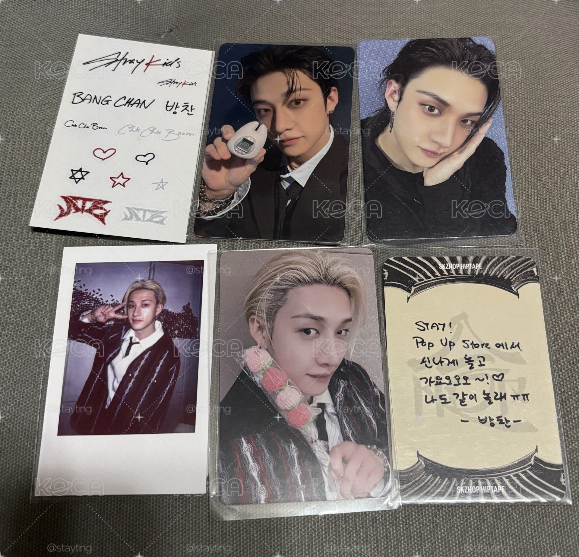 Stray Kids 燦小卡及拍立得