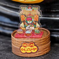吼力包高中 5/17進場贈品 立牌 府城獅吼宮壓克力組