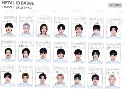 NCT 10週年快閃隨機證件照線下