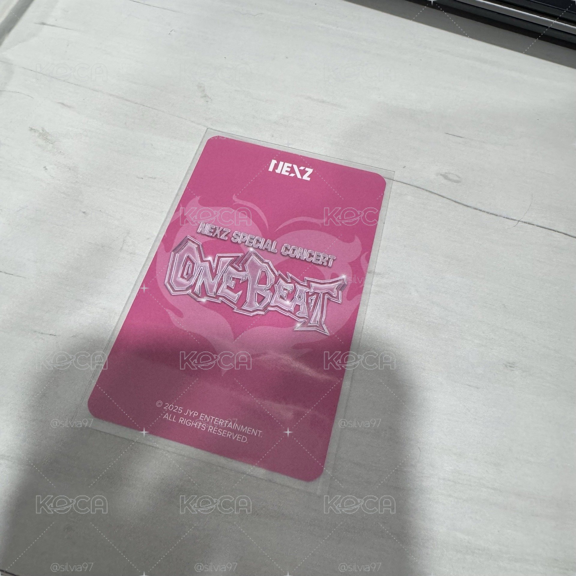 NEXZ ONE BEAT 首爾場 Day1 入場卡 場限卡 
