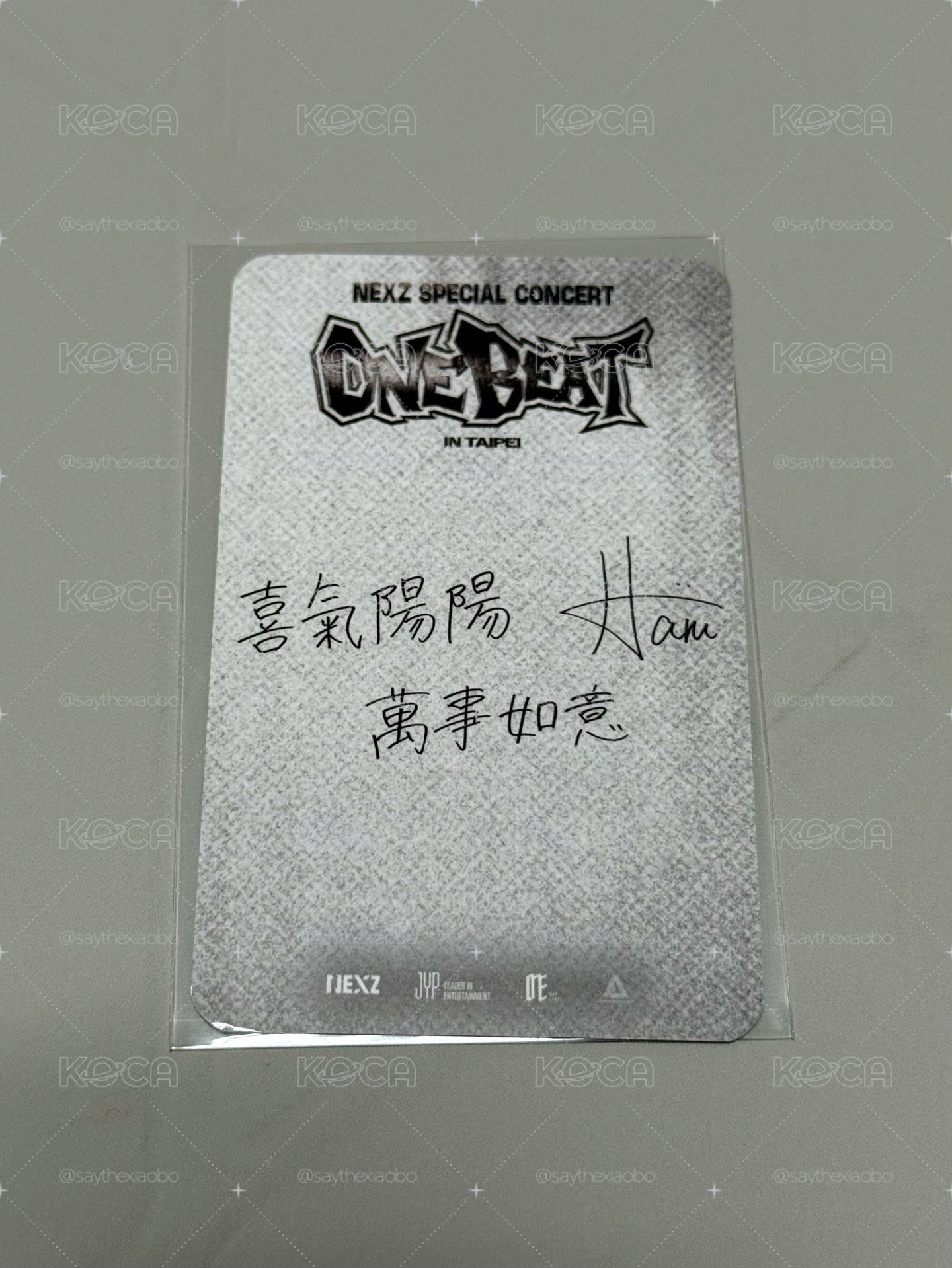 井上陽 ONE BAET台北場簽卡（有🫧可折價）
