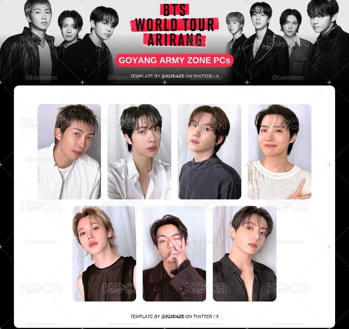 BTS ARIRANG世巡 army zone