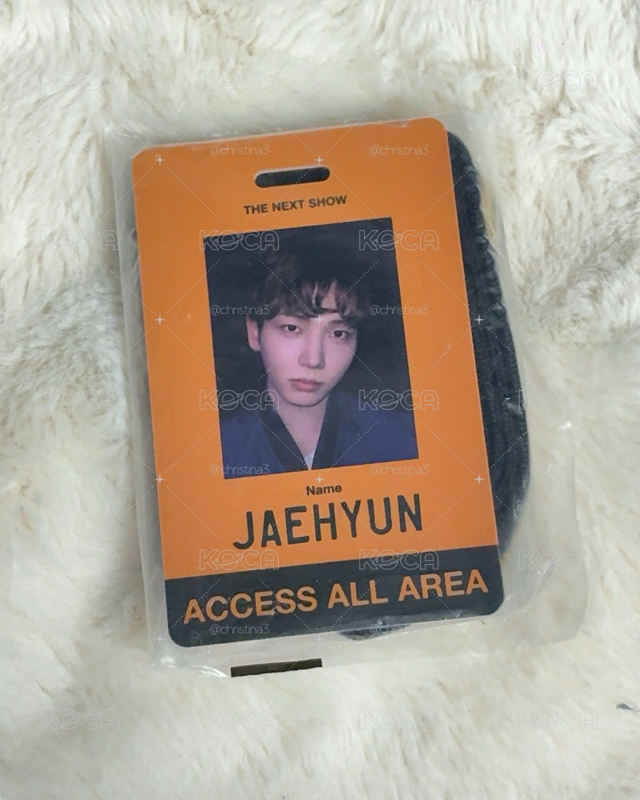 Jaehyun 25年曆 工作證