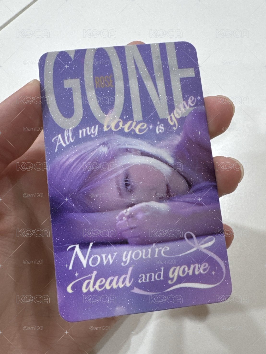 超閃GONE歌詞卡